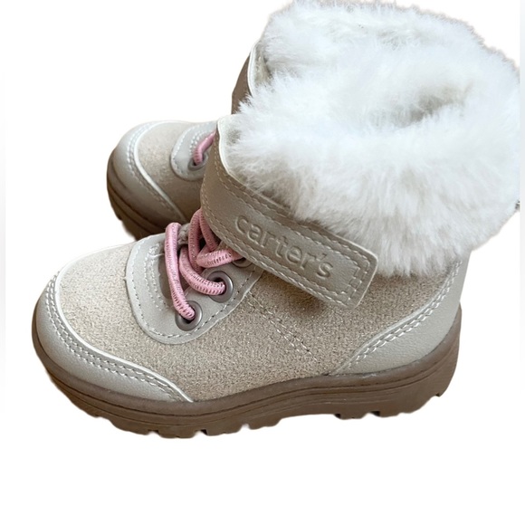 Carters Faux Fur Toddler Boot Size 4 - Picture 1 of 9